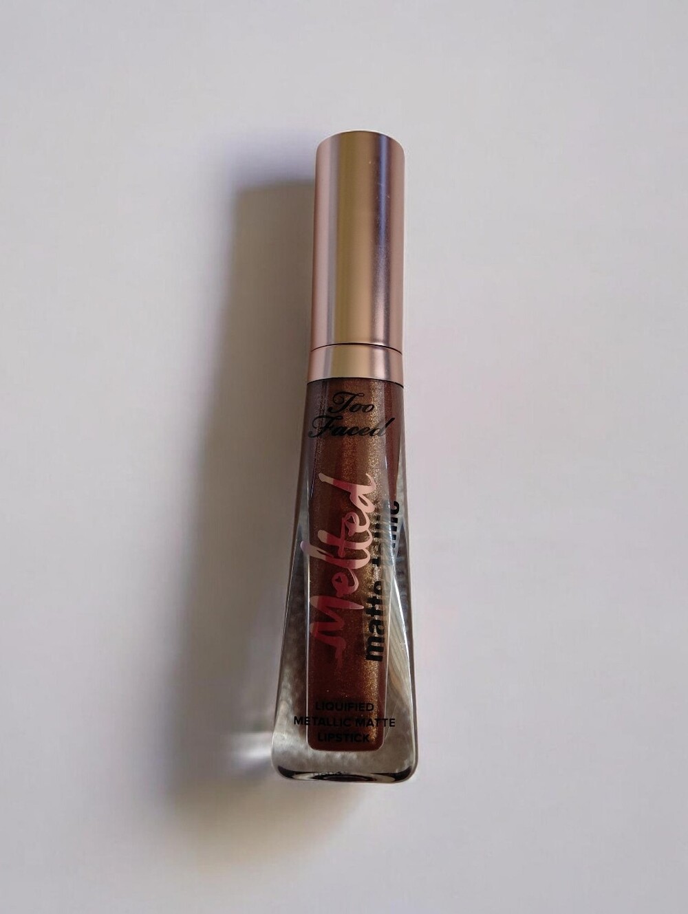 Too Faced Melted Matte-tallic Metallic Matte Lipstick-Caffeine Queen